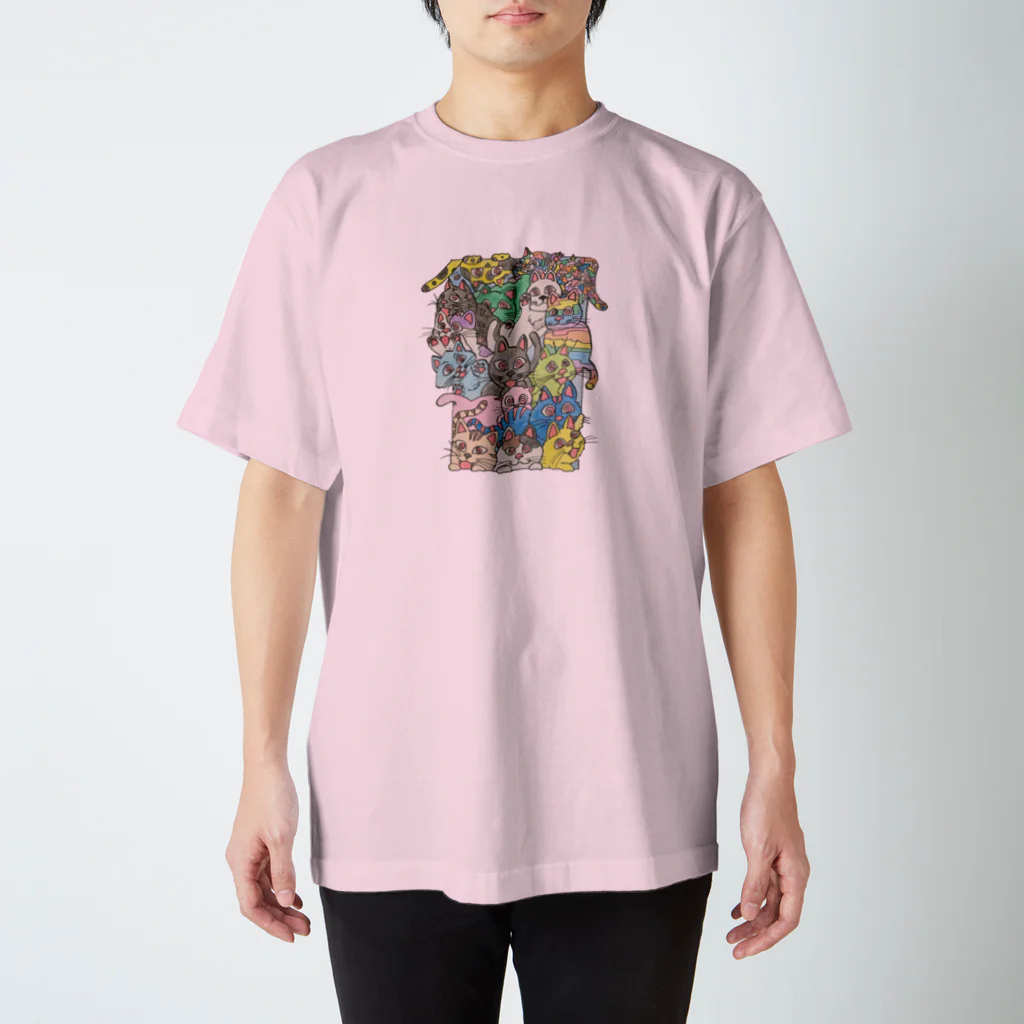 ペコペコマンのMAXねこまみれ Regular Fit T-Shirt