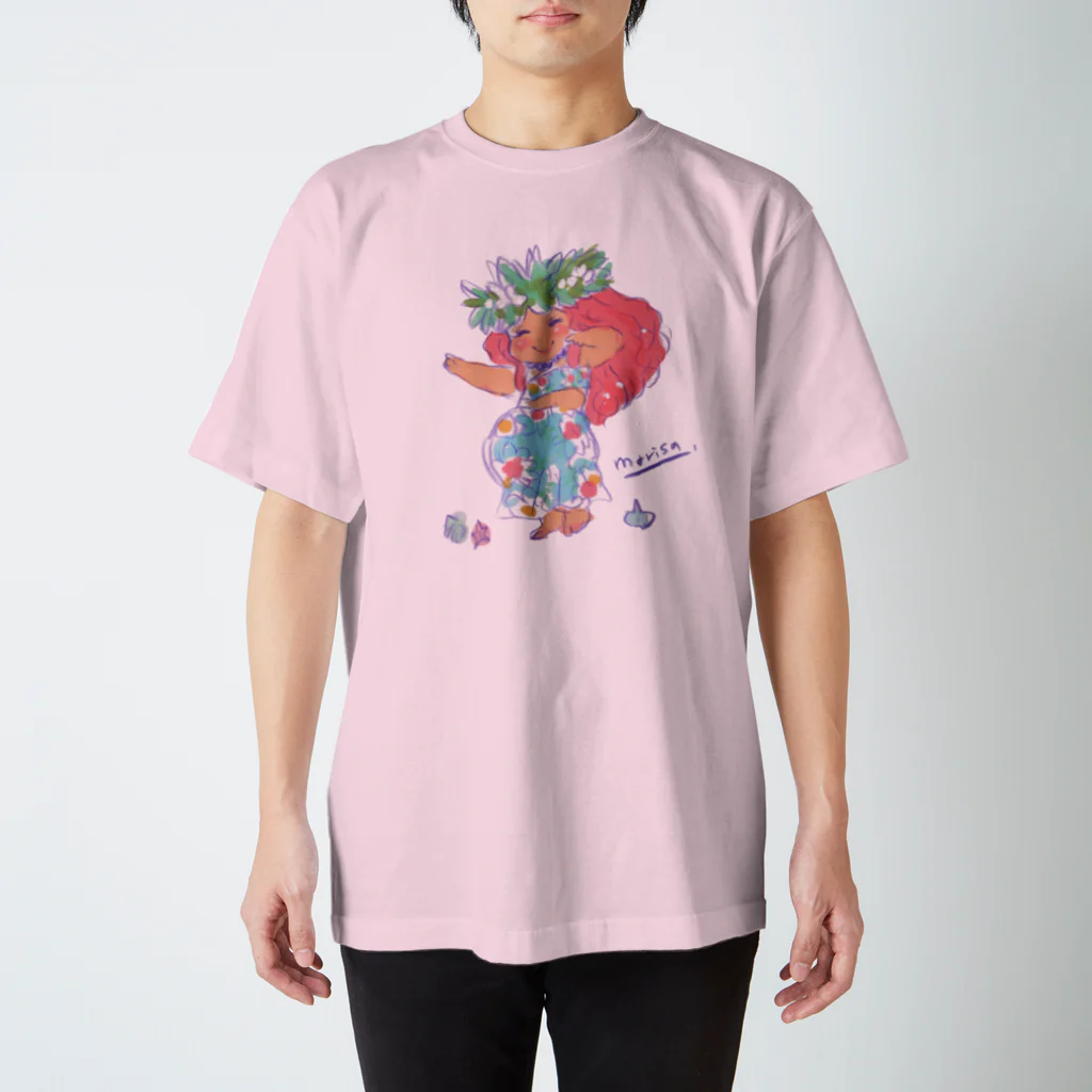 花咲マリサ　オンラインショップのCute Hula Girl / フロントプリントTシャツ スタンダードTシャツ