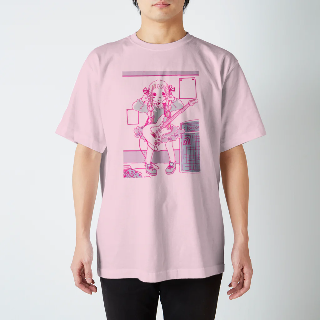 飴玉宝石箱のフェンダー少女 スタンダードTシャツ