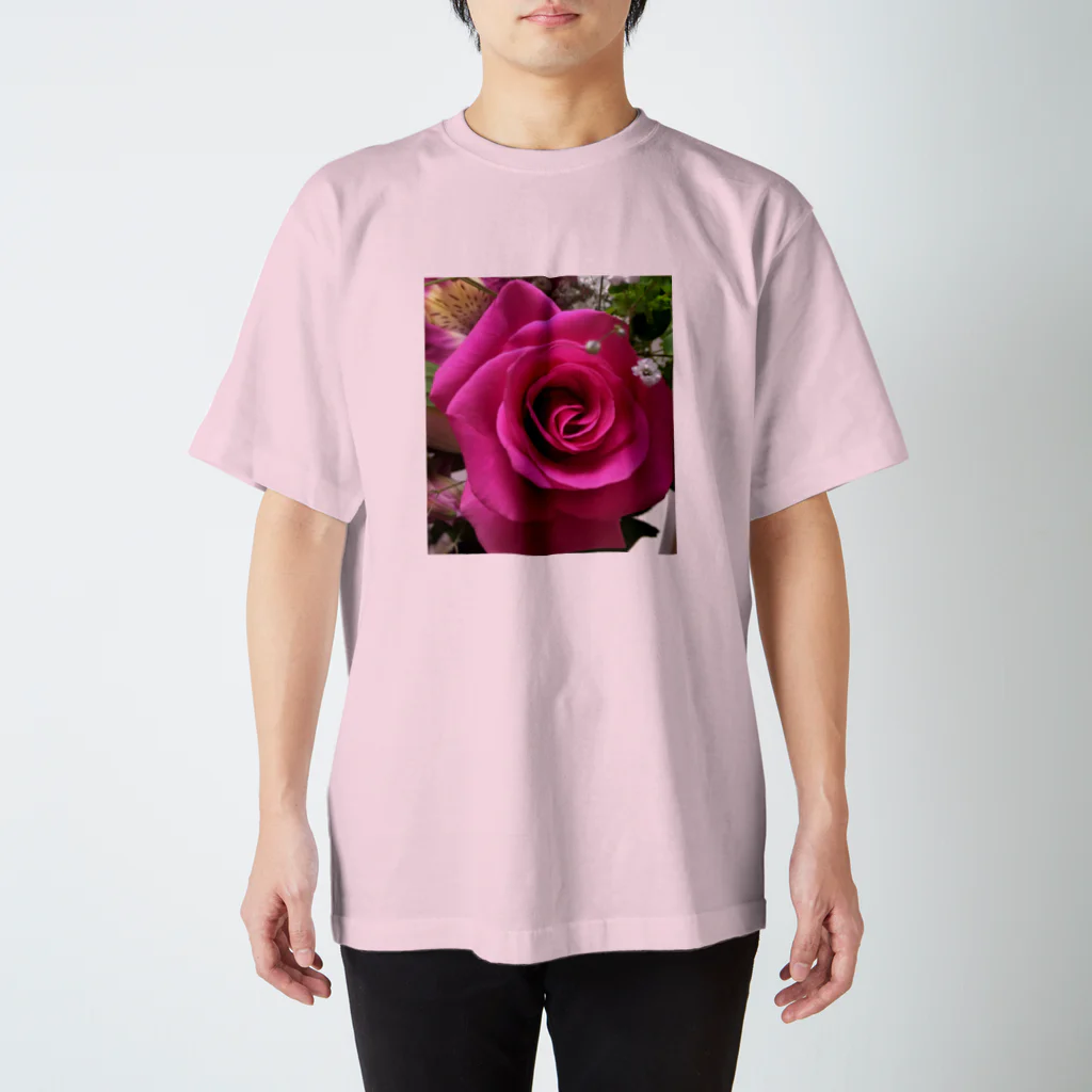 ☆きゅんくん☆の美人ローズ🌹 スタンダードTシャツ