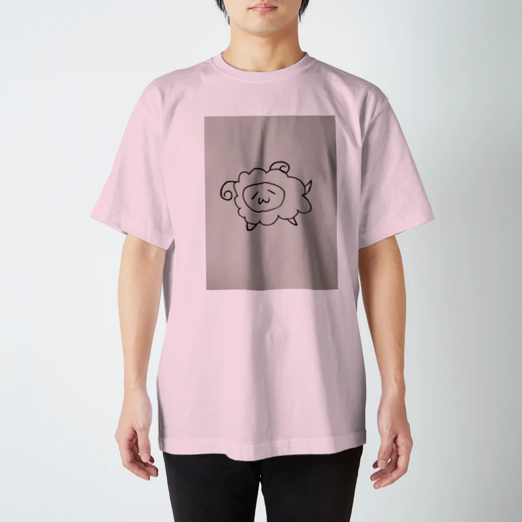 るんるんゆるきゃらのめぇめぇ Regular Fit T-Shirt