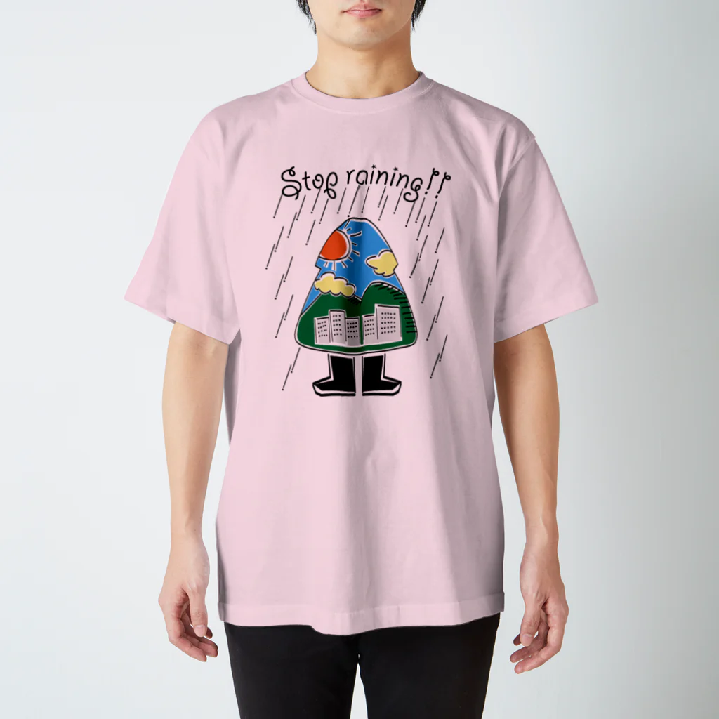 ナントカのStop raining!! (colorful) スタンダードTシャツ