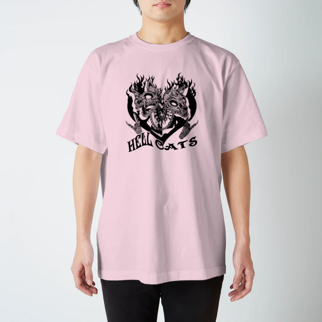 ゴシック屋↣↣ハルのHELL CATS スタンダードTシャツ