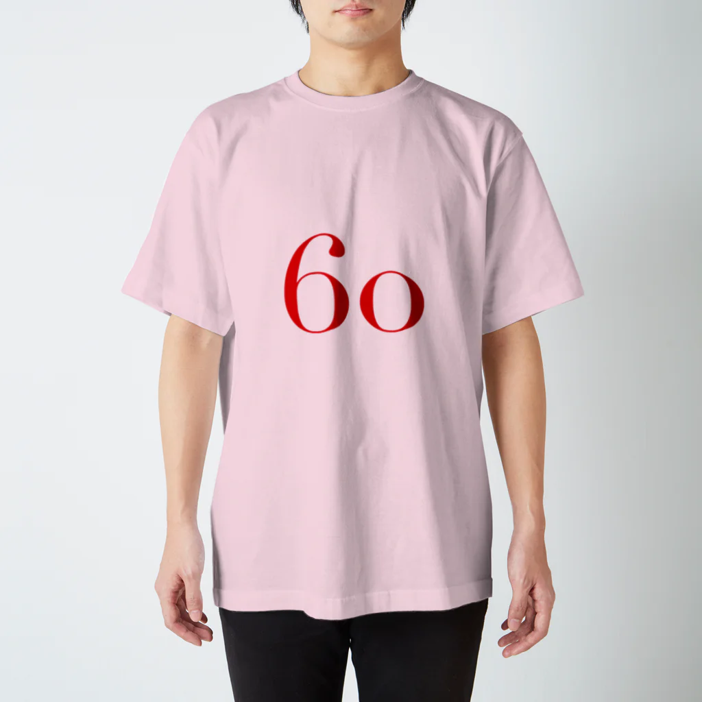 ふしめTシャツの60歳のふしめ (Red) Regular Fit T-Shirt