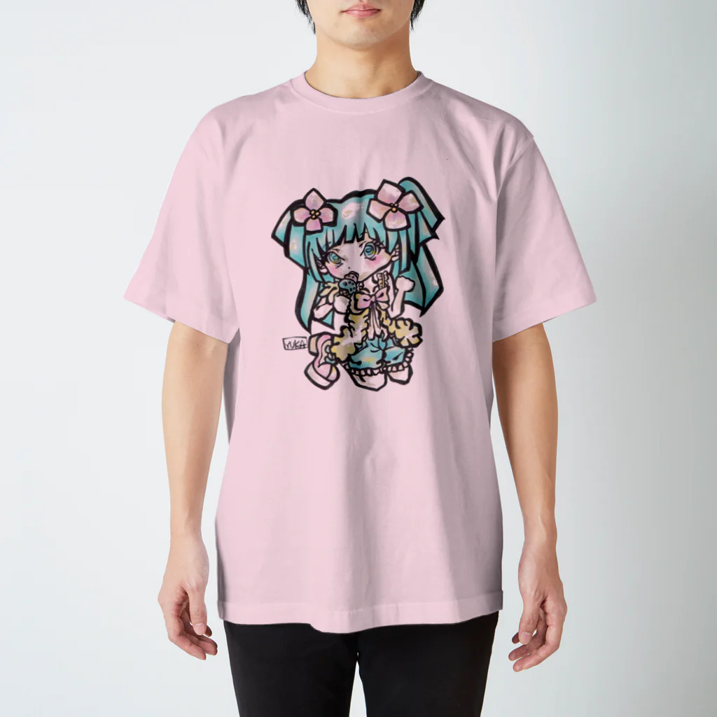 yukamimiのアイスぅおいしい。 スタンダードTシャツ