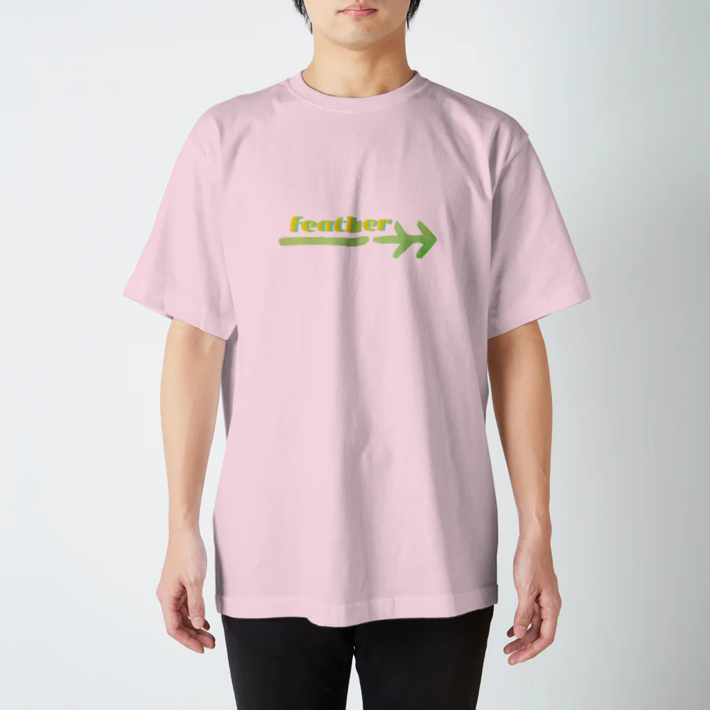 鳥バード#birdloverのfeather#birdlover スタンダードTシャツ