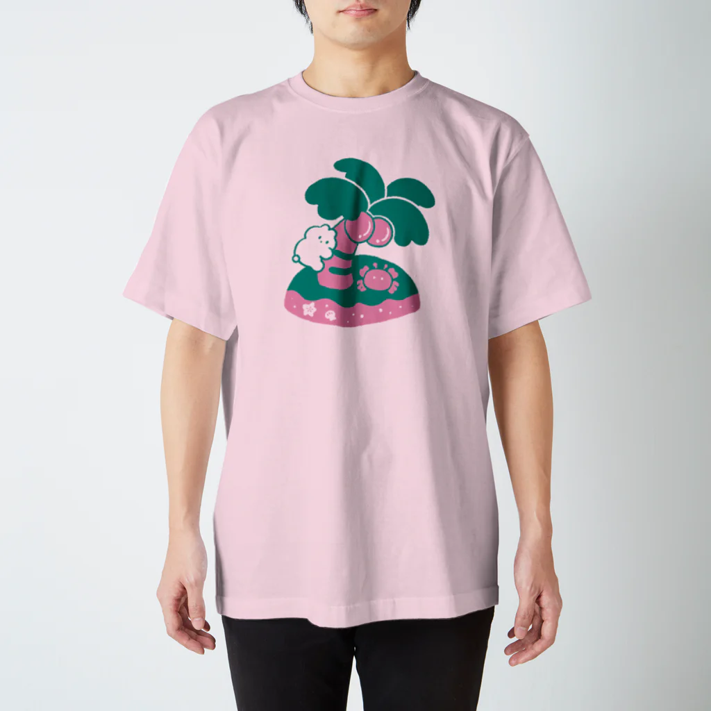 とらっこの夏休み(アイランド) スタンダードTシャツ