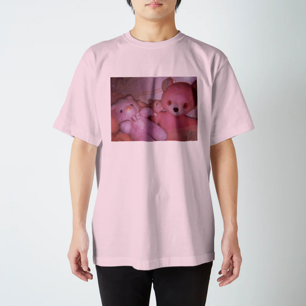 (:˒ꇤ[桃饅頭🎀]のくまくま Regular Fit T-Shirt