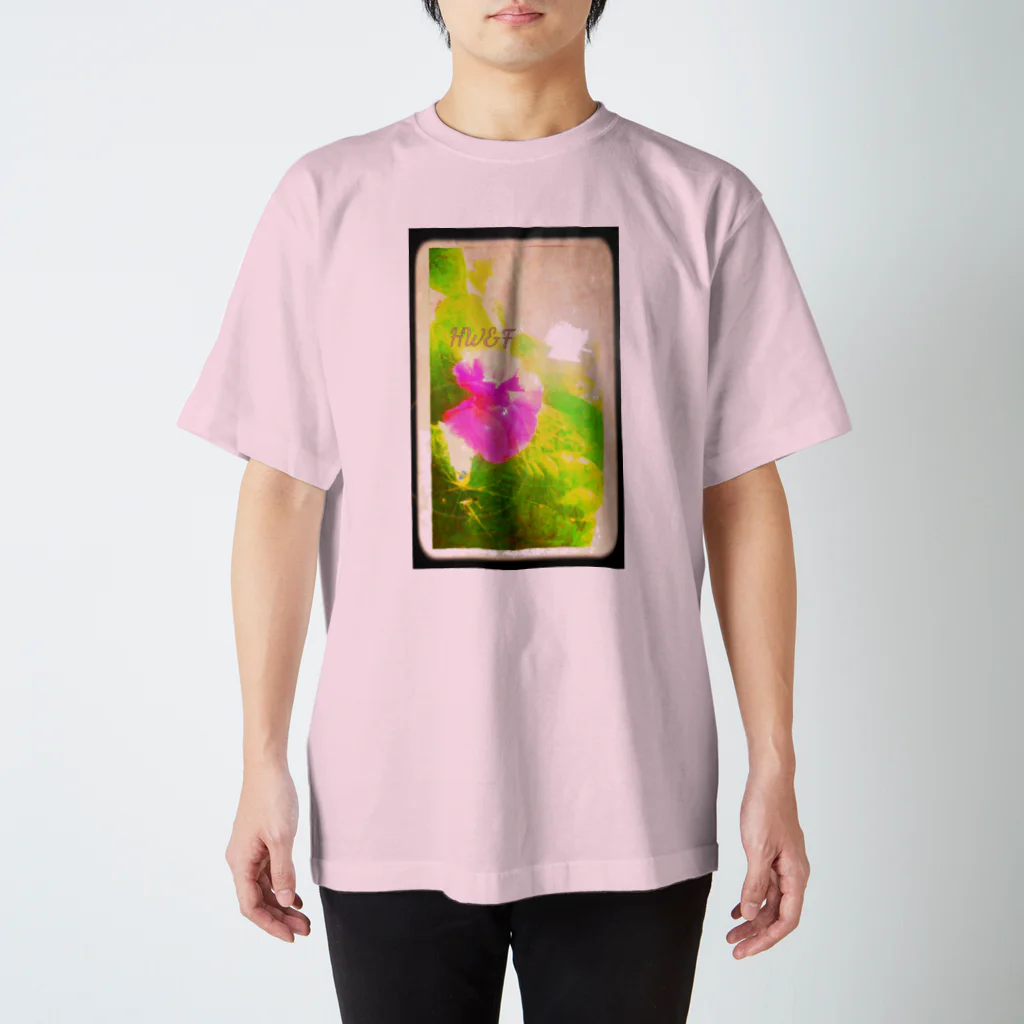 ふぃろのHW&Fと朝顔の花 スタンダードTシャツ