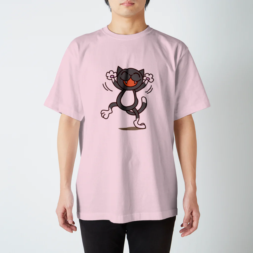 marycoのくつ下ねこさん（わーい） Regular Fit T-Shirt