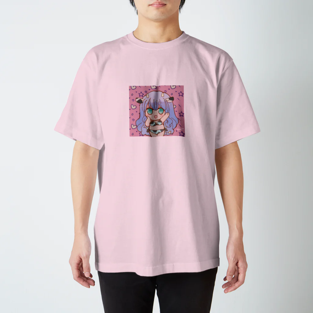 ゆきんこのお店SUZURI支店のセクシー牛ちゃん スタンダードTシャツ