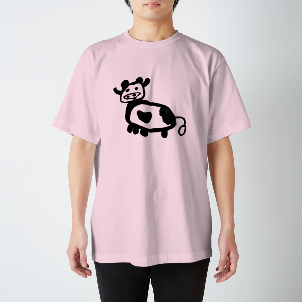 washiwashi_2525の息子の描いた牛 スタンダードTシャツ