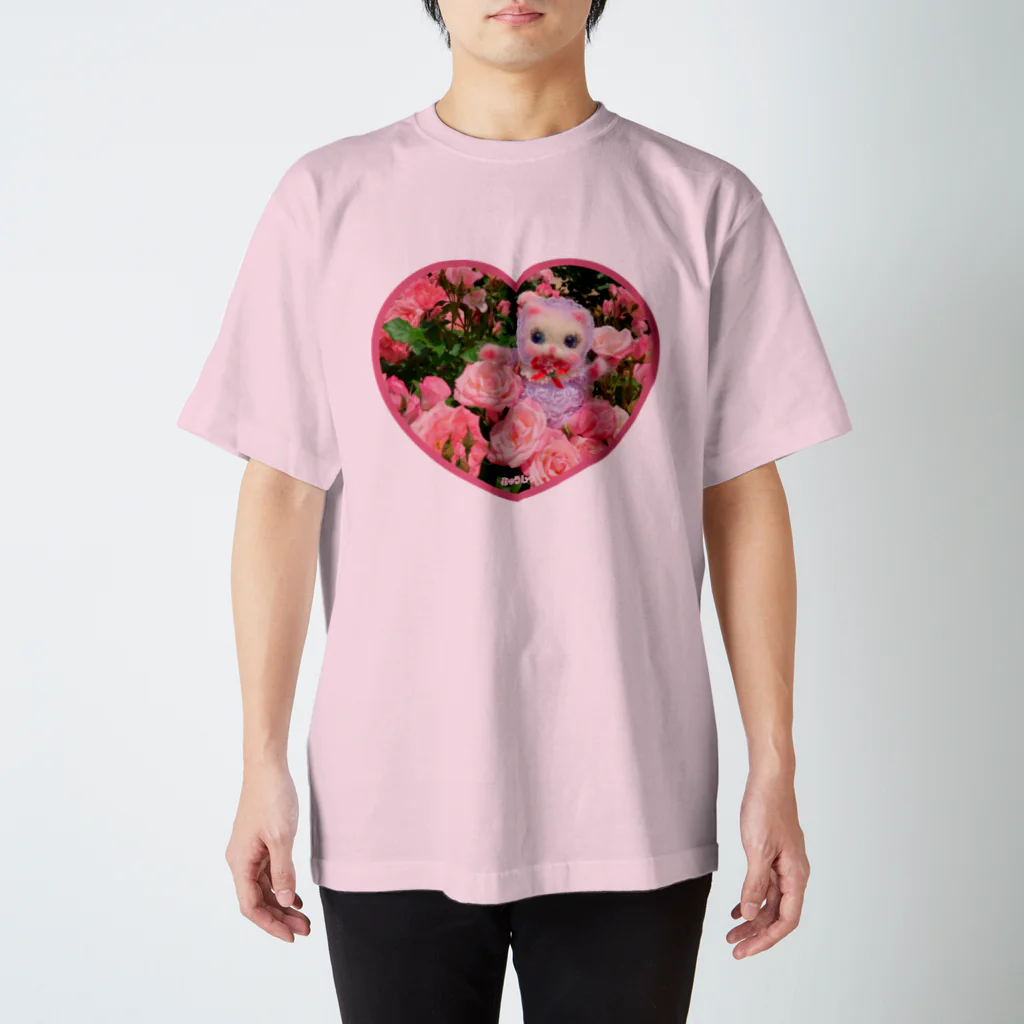 メルティカポエミュウの薔薇とベリー❤️ スタンダードTシャツ