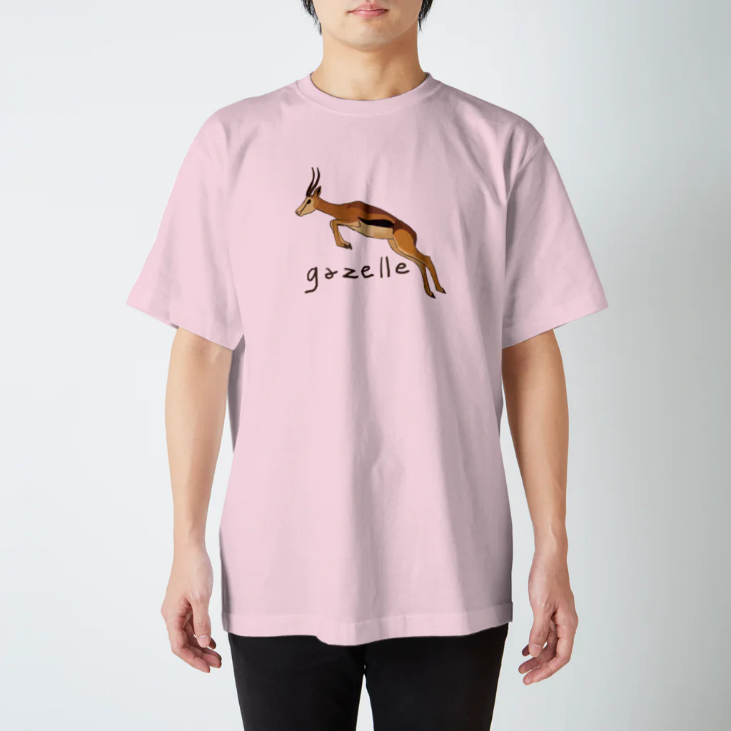 山の門のガゼル(大) スタンダードTシャツ