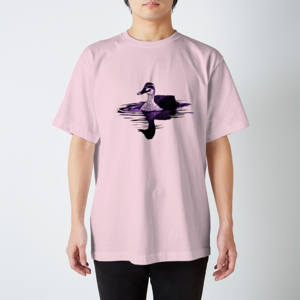 アキヅキのカルガモ（パープル） Regular Fit T-Shirt