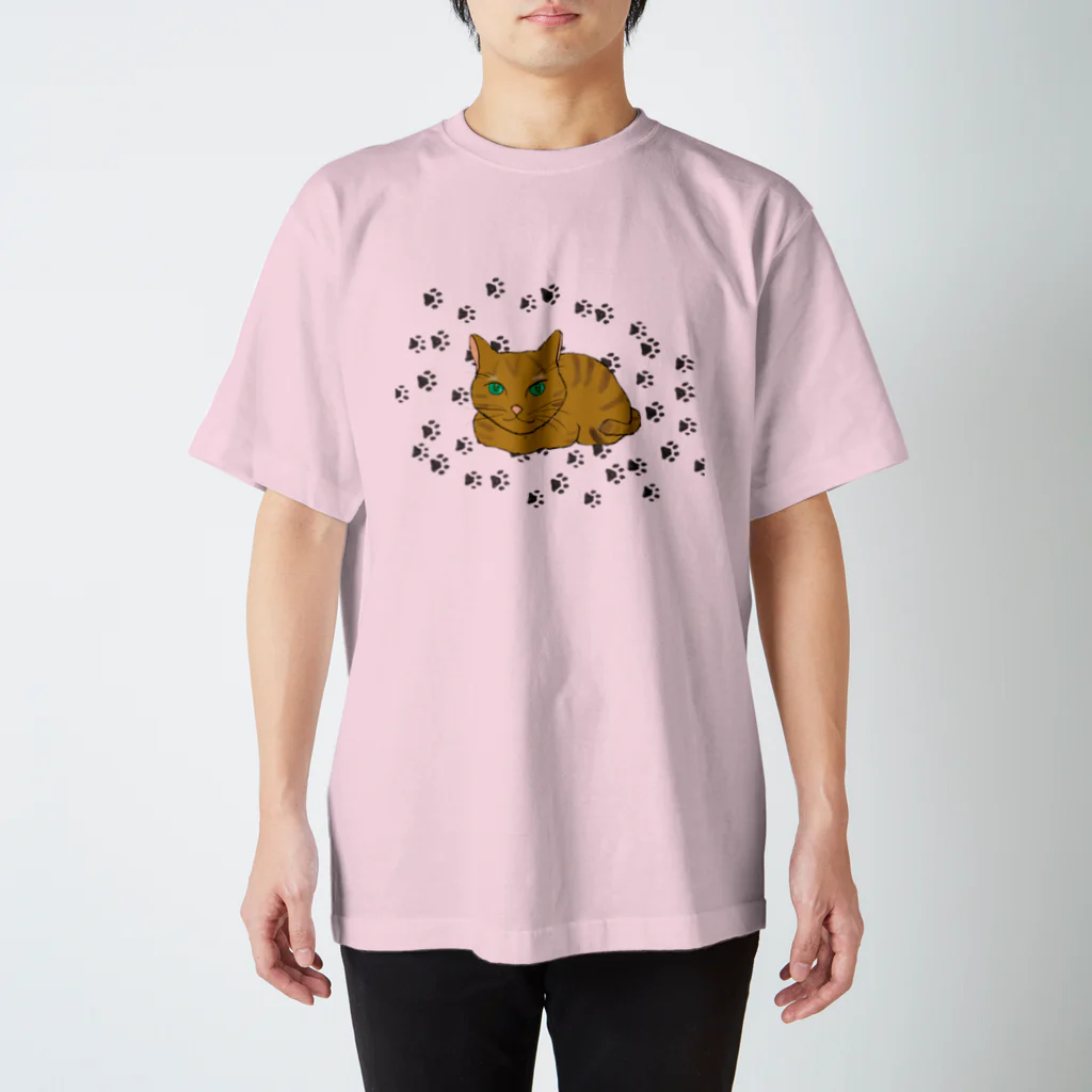 またたび工房の不敵なにゃんこ スタンダードTシャツ