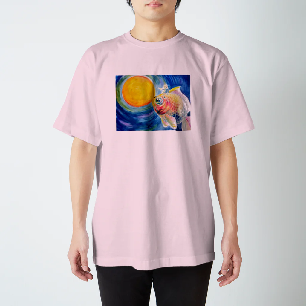 593の金魚と少年 スタンダードTシャツ