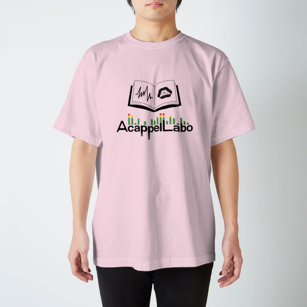 AcappelLabo オンラインショップのAcappelLaboロゴ　縦 Regular Fit T-Shirt