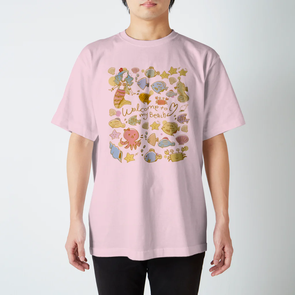 レモネードプールのうみのなかまたちマーメイド Regular Fit T-Shirt