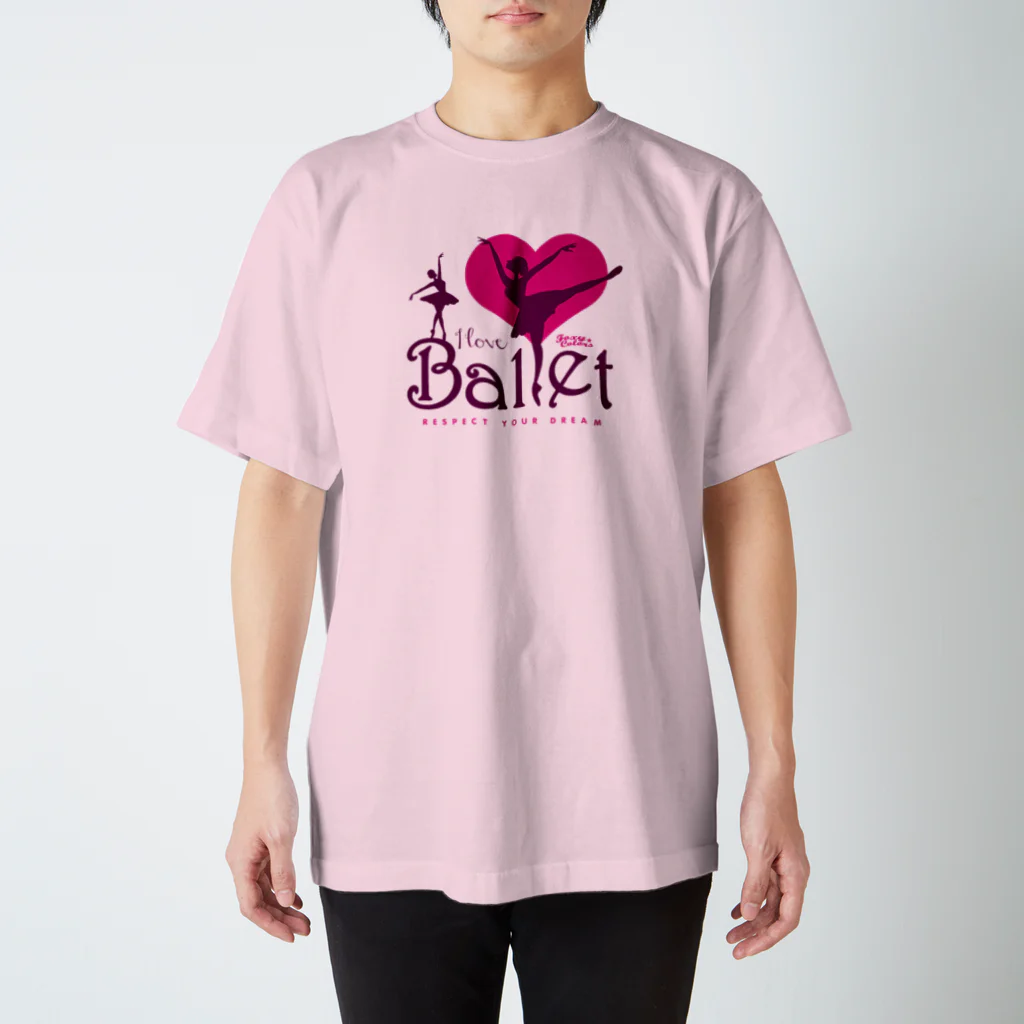 FOXY COLORSのI Love Ballet A スタンダードTシャツ