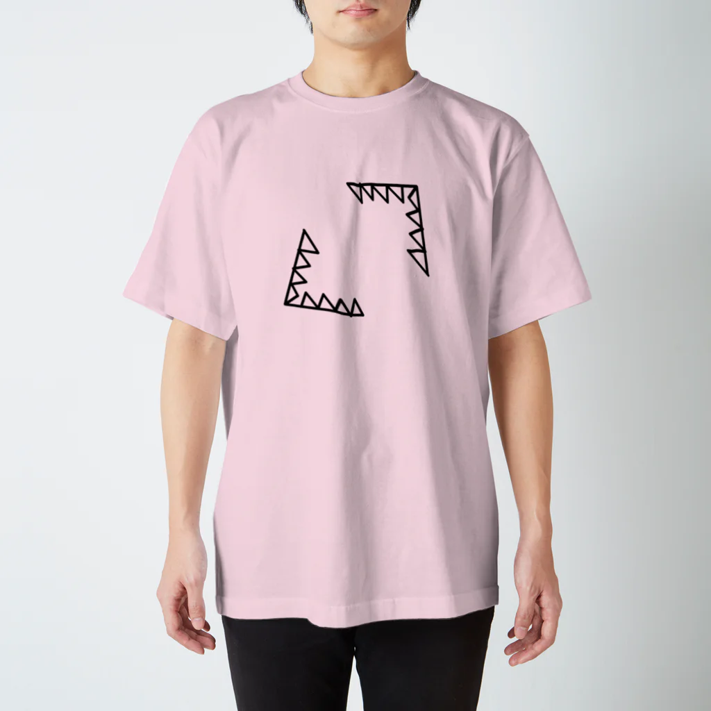 block man のDouble mouth  スタンダードTシャツ