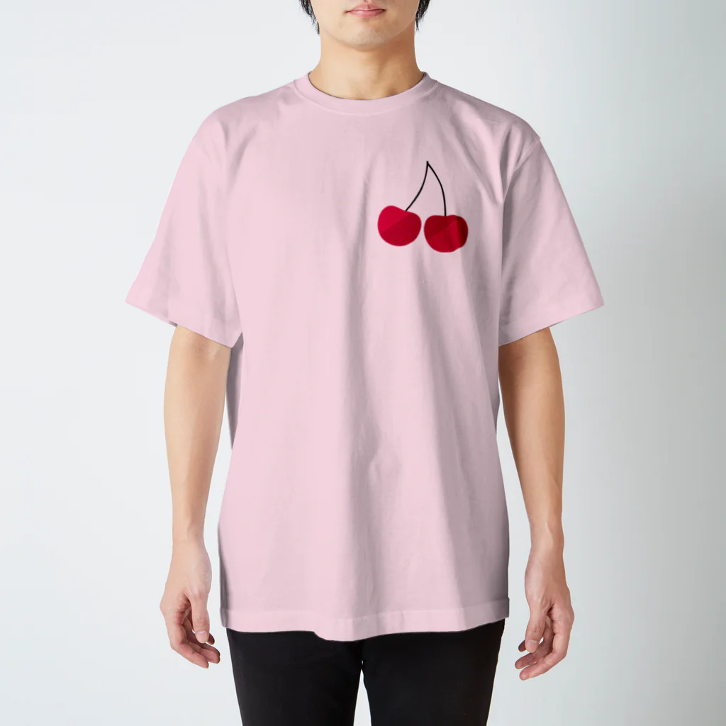 KAWAGOE GRAPHICSのさくらんぼちゃん スタンダードTシャツ