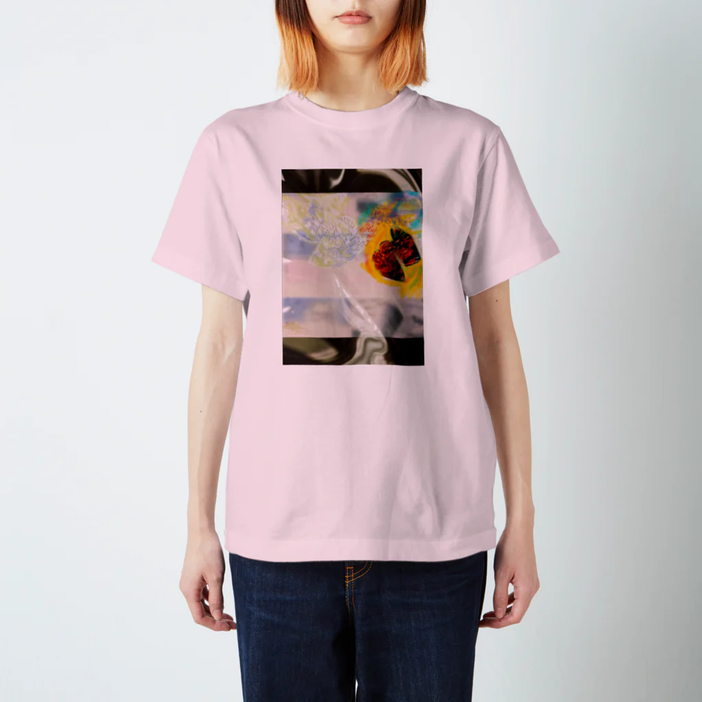 @FabricEnemy7の二羽鳳凰（ホウオウ）・オリジナルデザイン スタンダードTシャツ