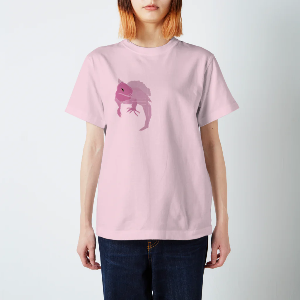 狛霧のギタイ_pink スタンダードTシャツ