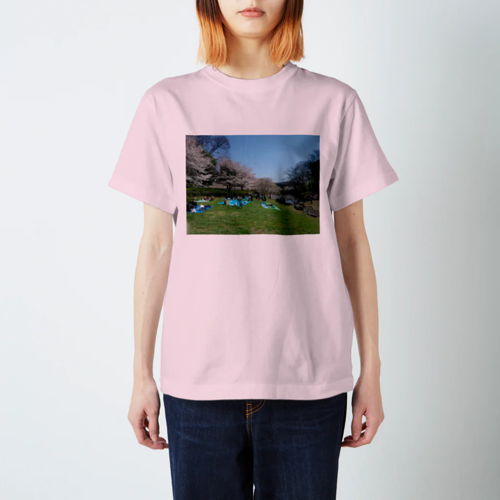 うさぎ( ・ x ・ )＠うさぎ星の王女の桜 Regular Fit T-Shirt