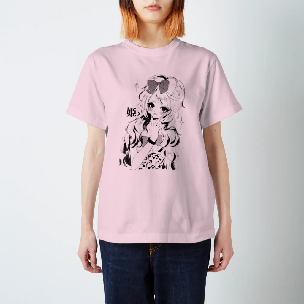 海老名萌の姫GALピクチャー スタンダードTシャツ