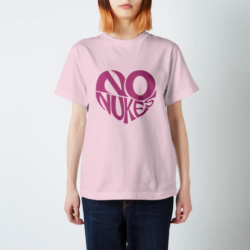 Chou InoのNO NUKES HEART Regular Fit T-Shirt