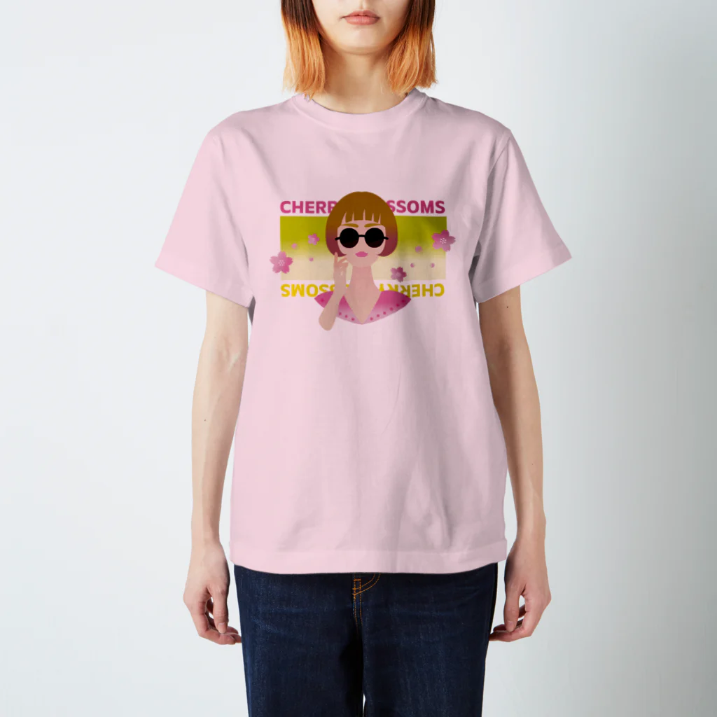 ぴぴSHOPのCHERRYBLOSSOMS スタンダードTシャツ