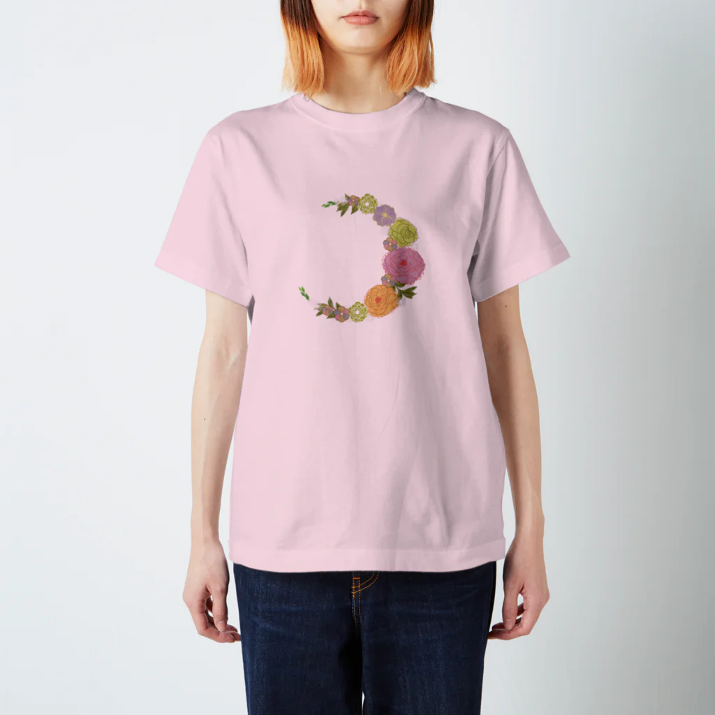 LuLaLysのCrescent Bouquet スタンダードTシャツ