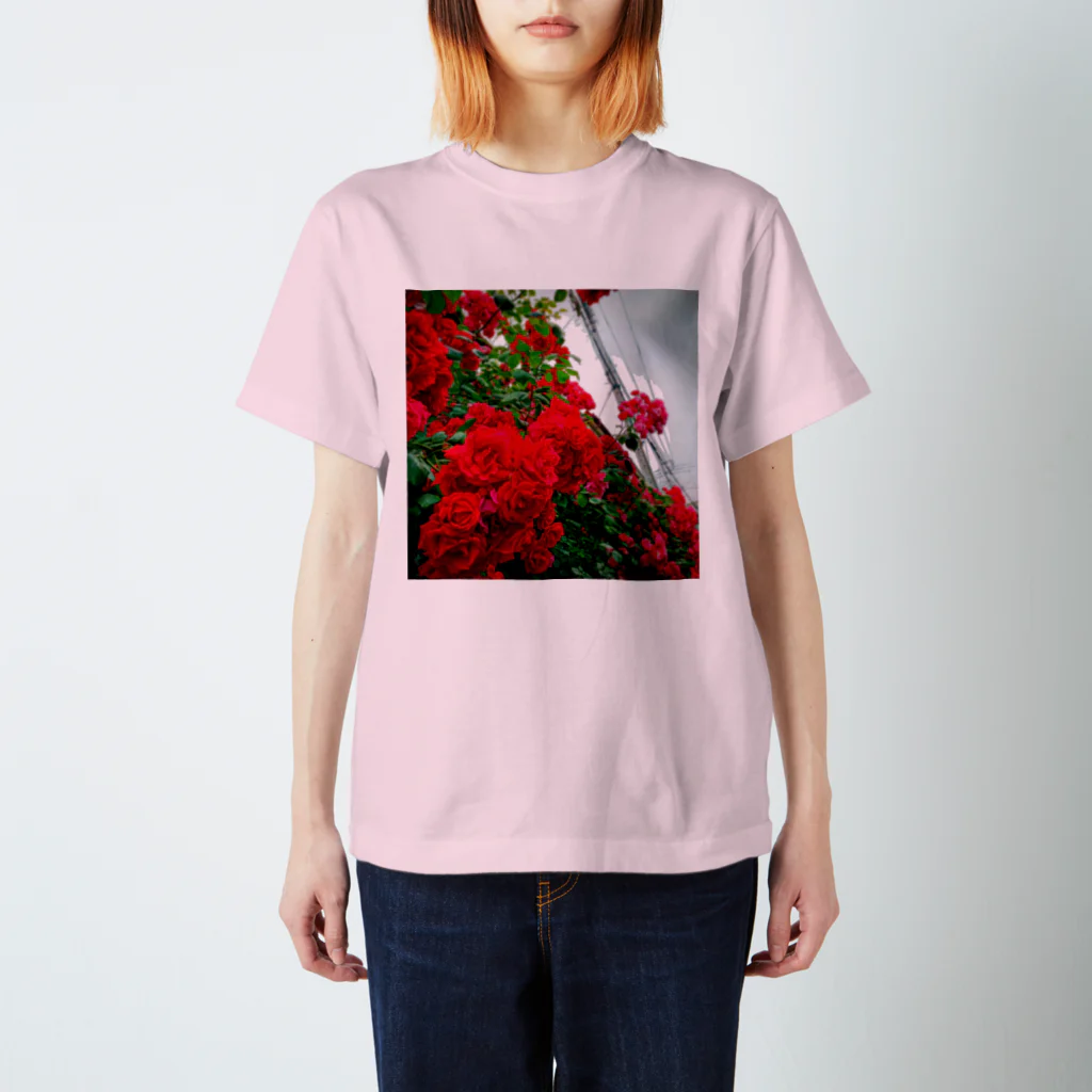 しまこのみせのあの日のお花 スタンダードTシャツ