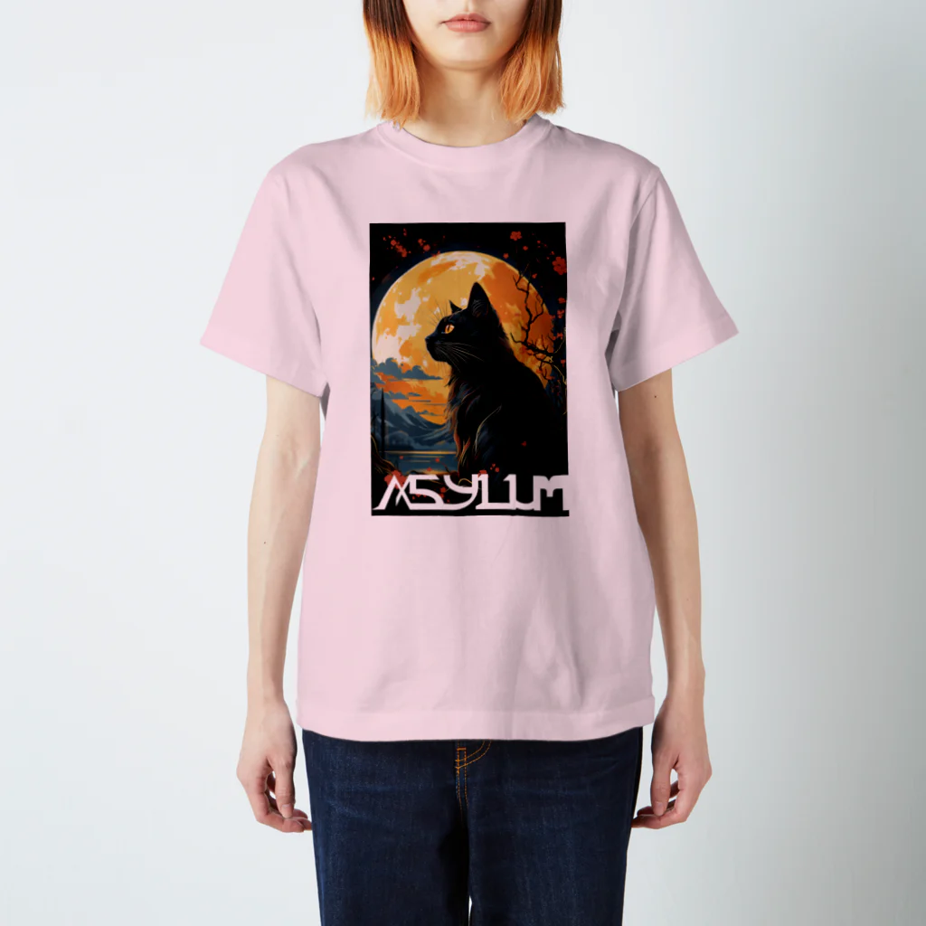 ASYLUMのasylumムーンキャット スタンダードTシャツ