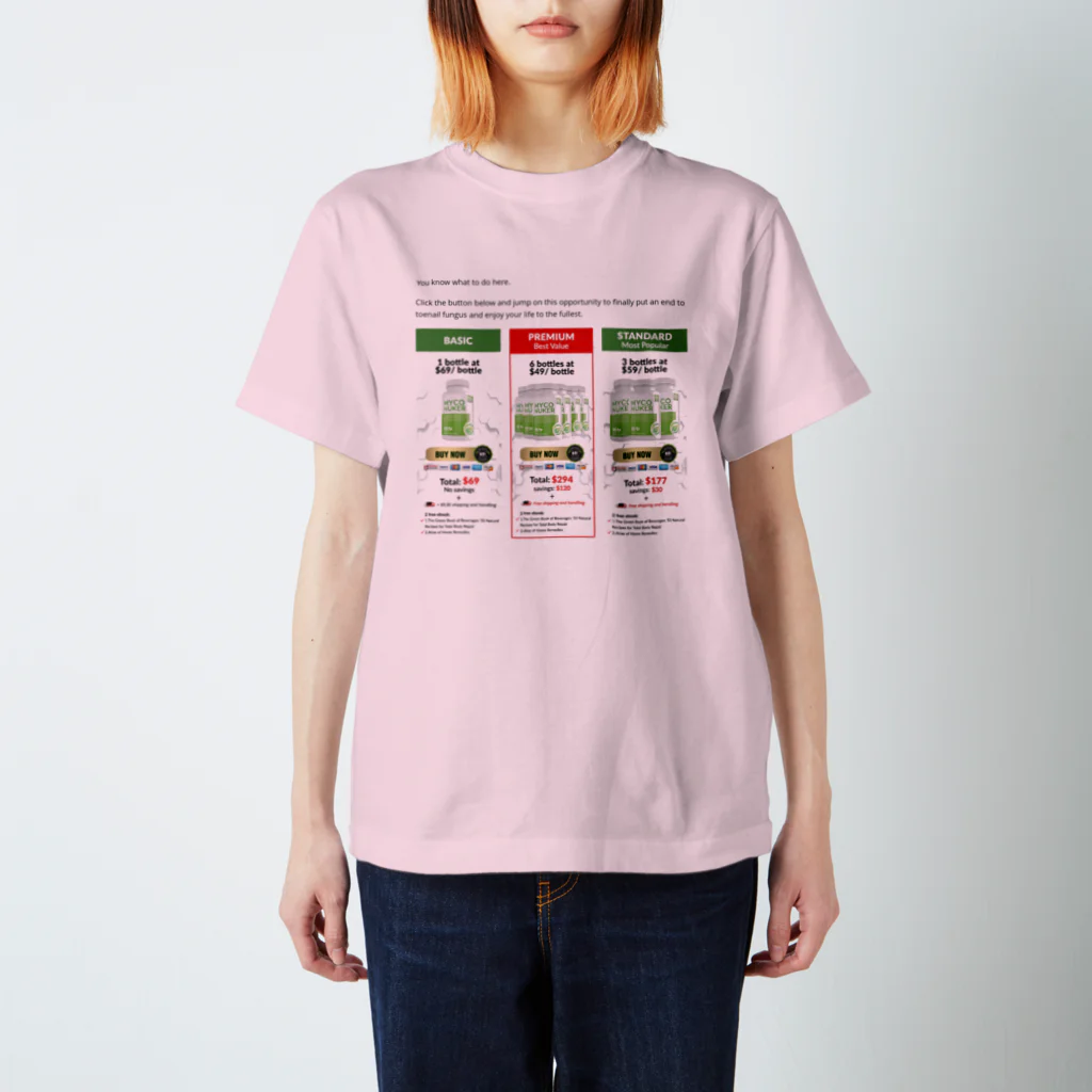 Myco Nuker Helps Relieve Nailsのhttps://www.facebook.com/MycoNuker/ Regular Fit T-Shirt