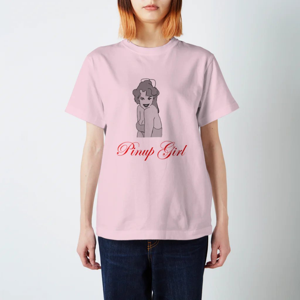 BONBONのPinup Girl  スタンダードTシャツ