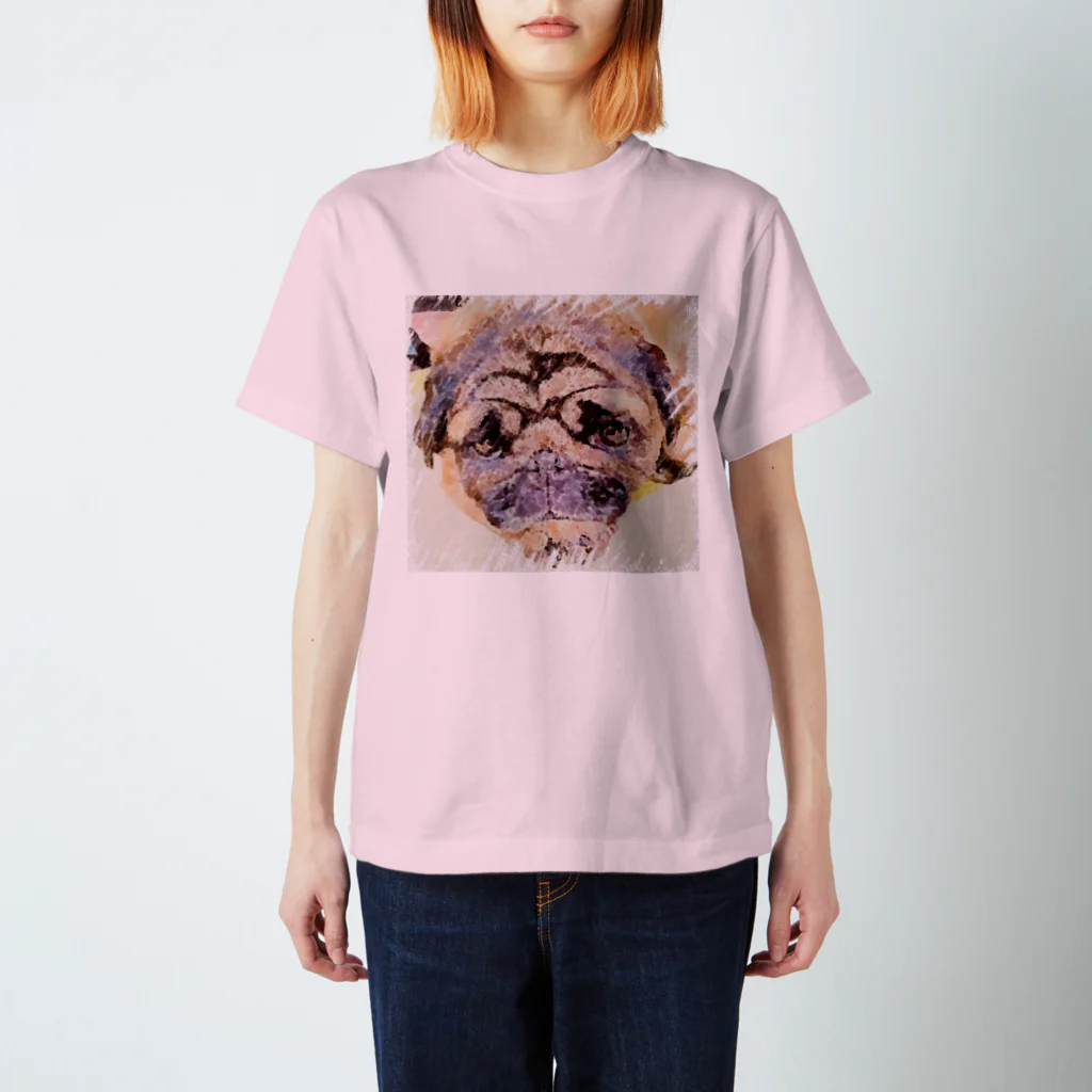 KenHana ハウスのパグ犬　花ちゃん スタンダードTシャツ