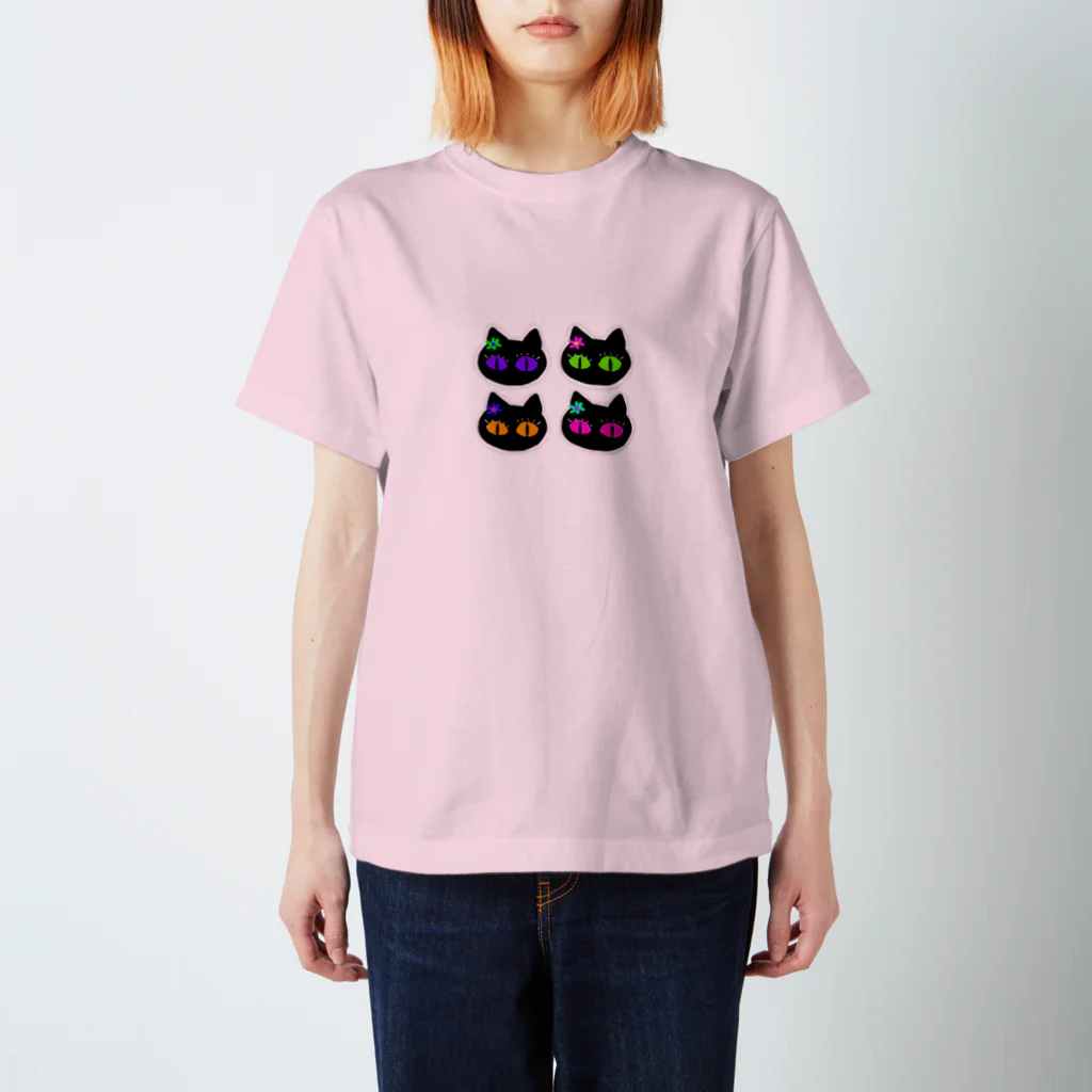 nob999のねこちゃんのpng（4匹） Regular Fit T-Shirt