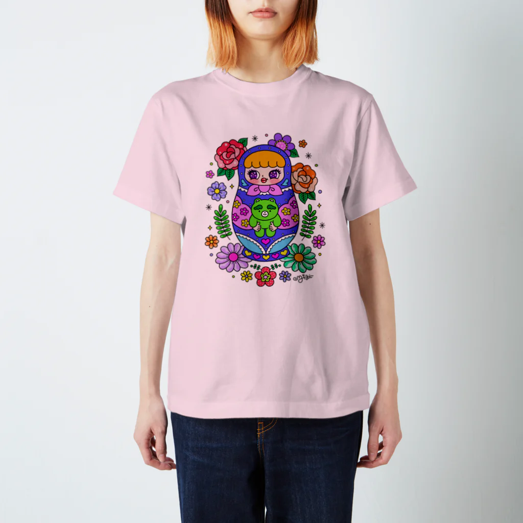 ミジワールドSUZURIショップのマトリョーシカ スタンダードTシャツ