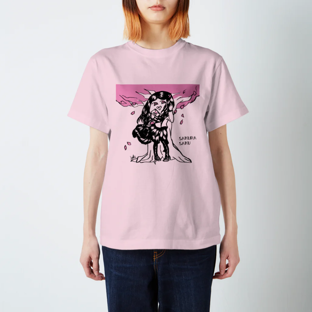 サゲスミン王子描きLOKIの春っぽい王子〜桜風味〜 スタンダードTシャツ