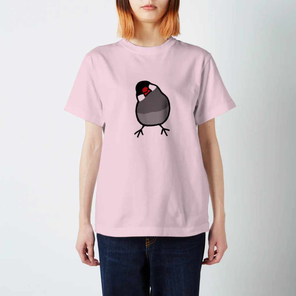 243のかしげる文鳥　桜文鳥 Regular Fit T-Shirt