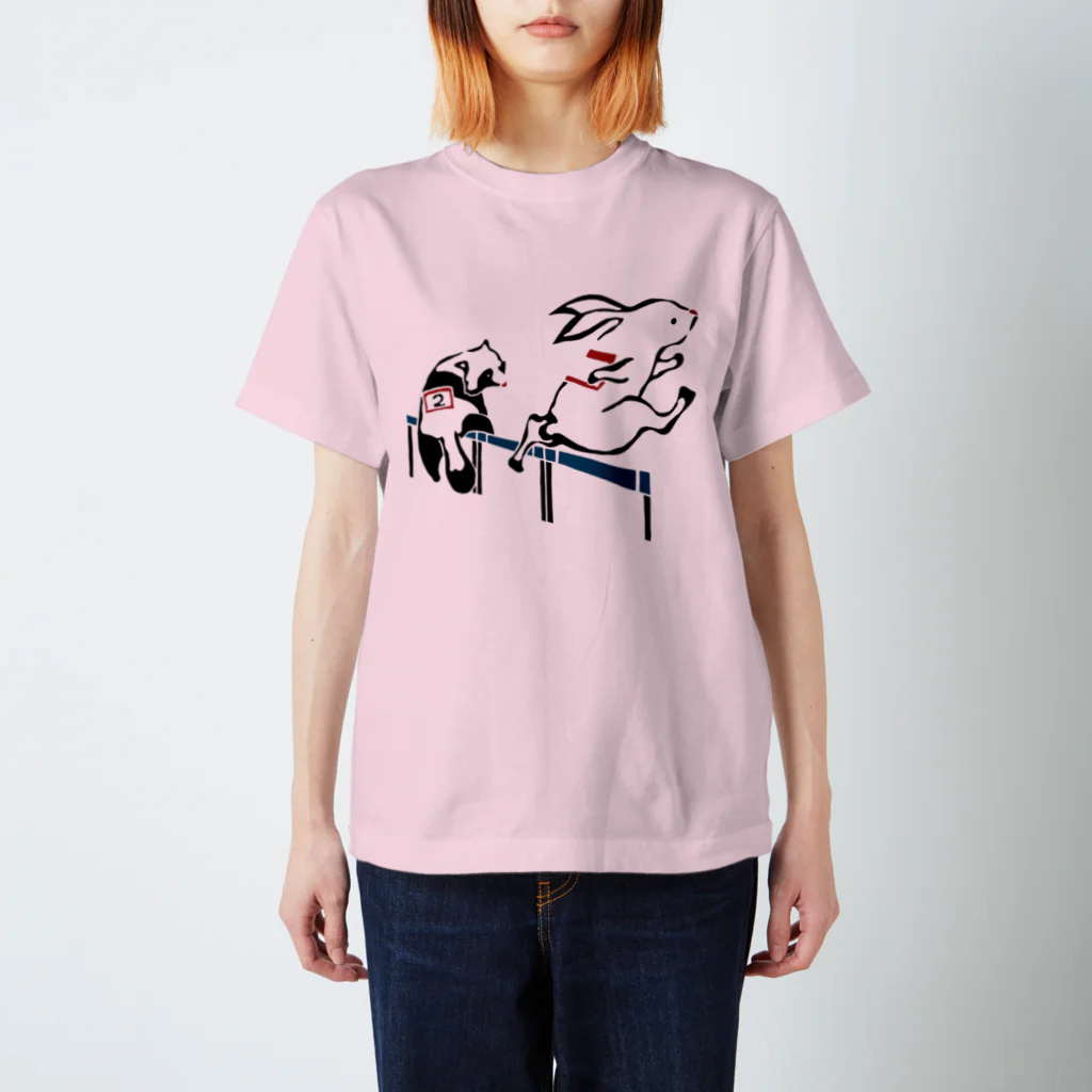 動物たちの日常のハードル　Hurdle スタンダードTシャツ