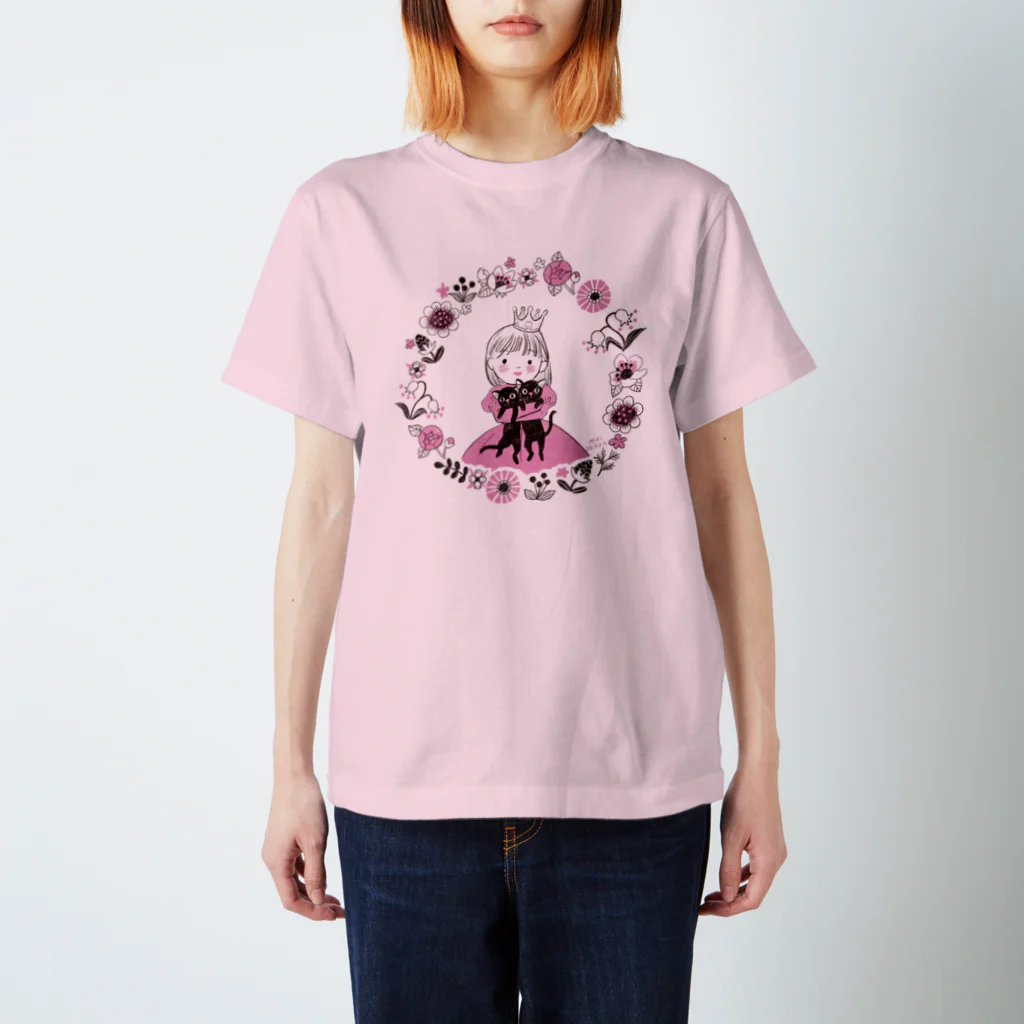 オカダミキの黒猫姫 スタンダードTシャツ
