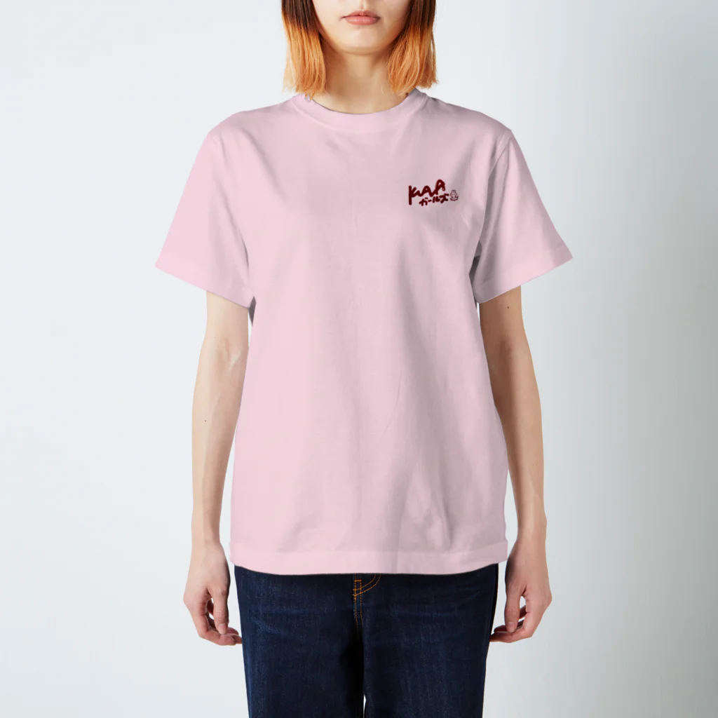 み〜〜のKUALAガールズピンク Regular Fit T-Shirt