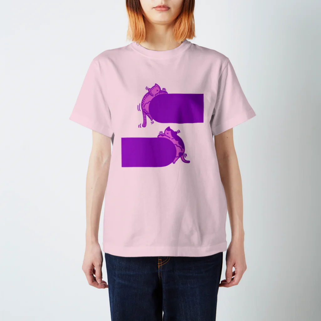 necoichiの登り猫 Regular Fit T-Shirt