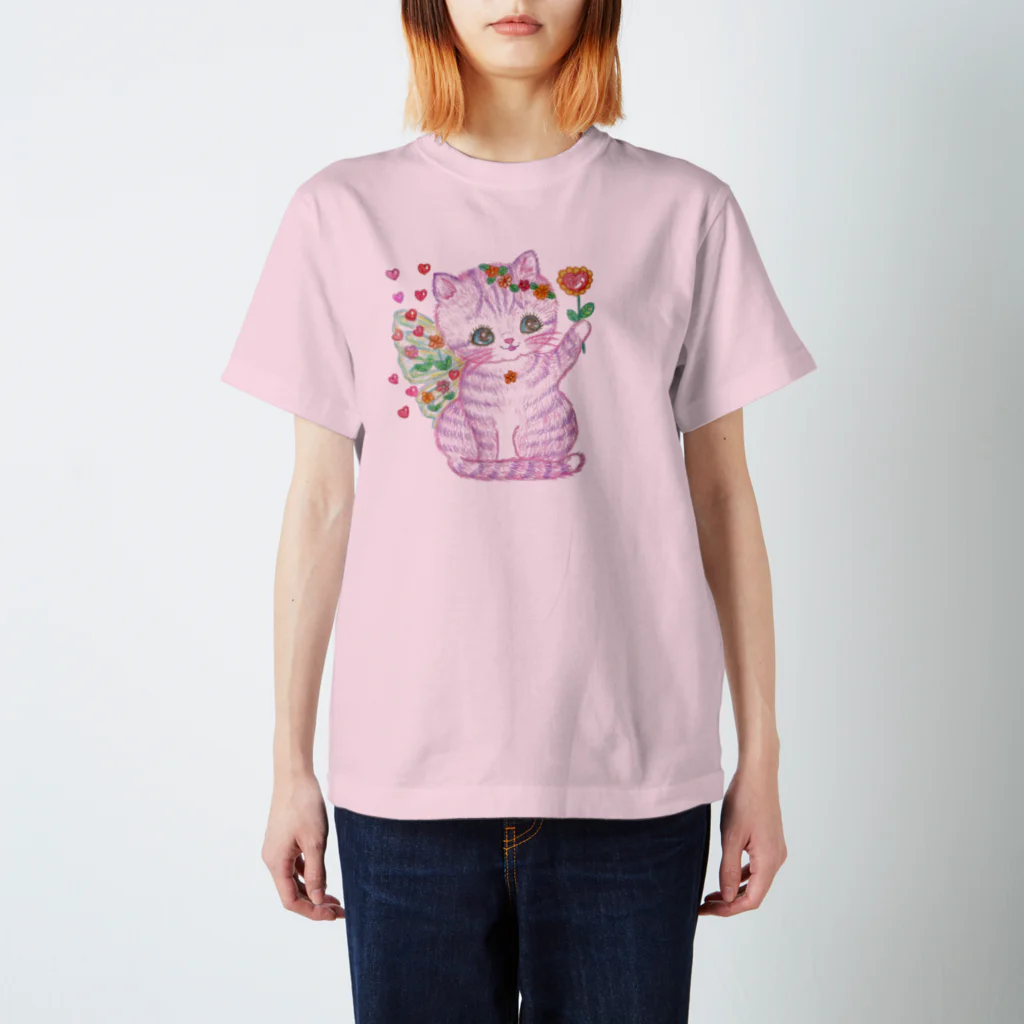 メルティカポエミュウのにゃるる スタンダードTシャツ