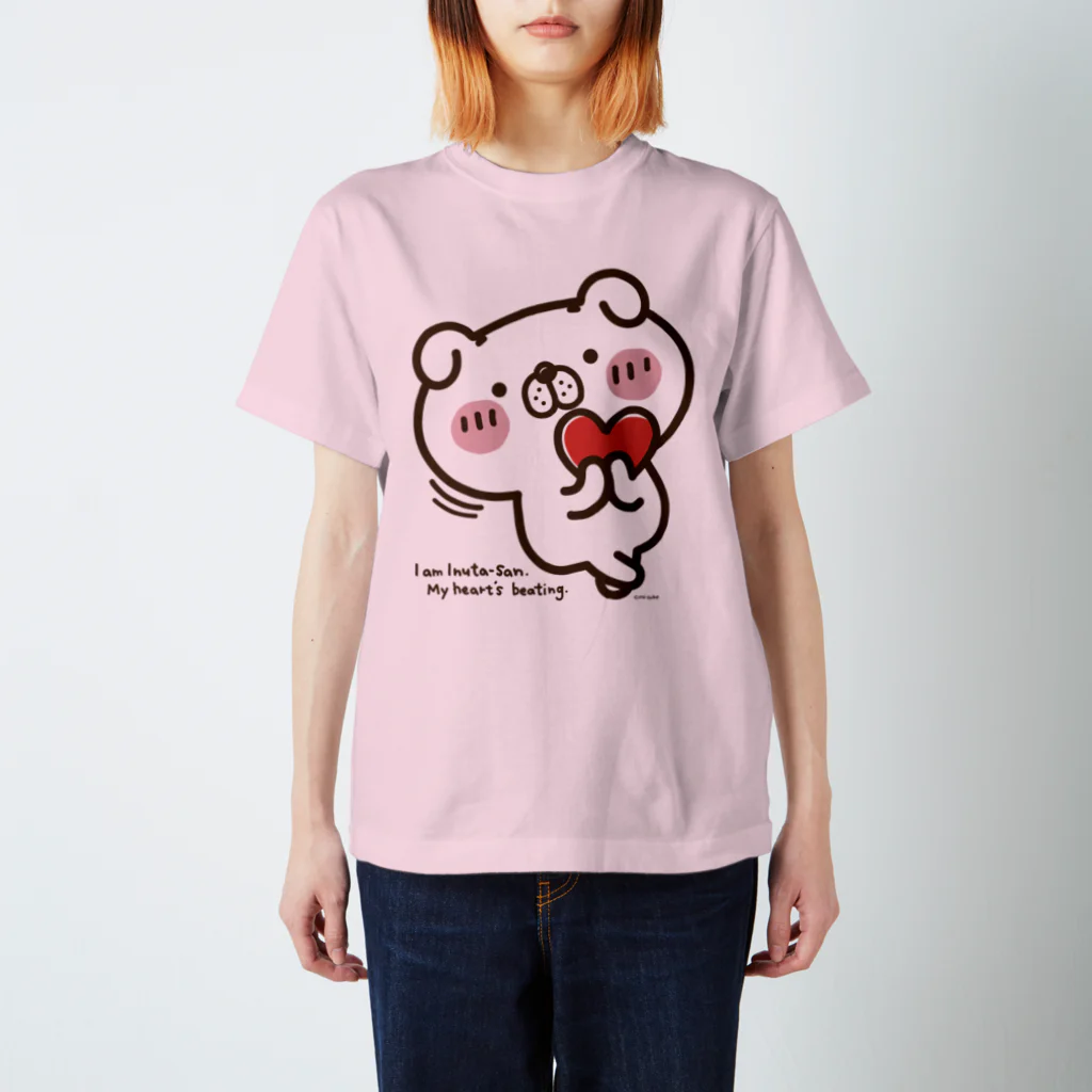 みーすけのいぬ田さん・はーと♥ スタンダードTシャツ