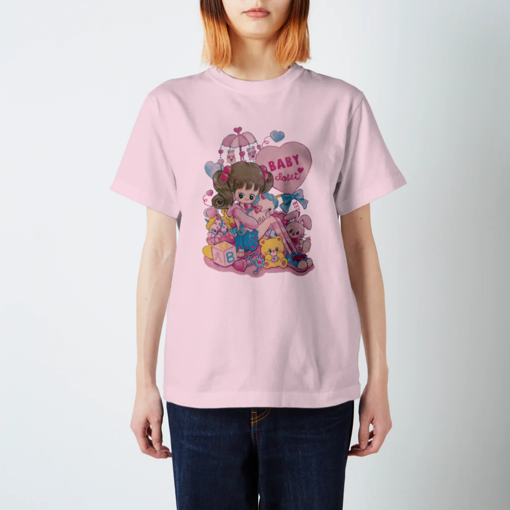 女児服カフェ&BAR 👶🏻 BABYclosetのBABY closet スタンダードTシャツ