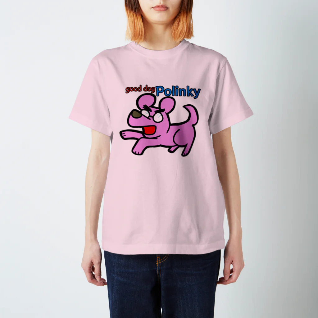 ポリンキー/ラッコさんの名犬ポリンキーカラー スタンダードTシャツ